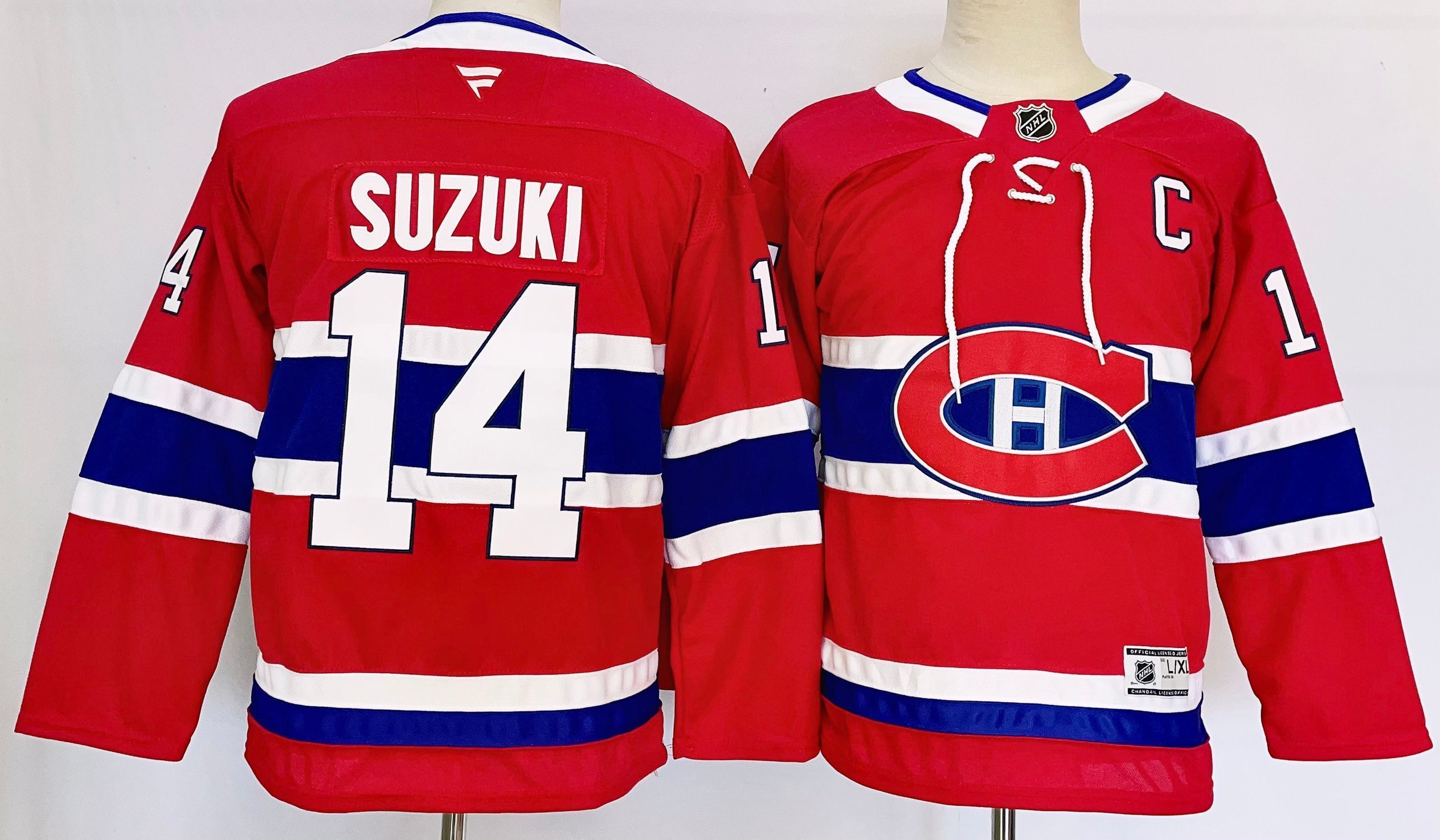 Youth Montreal Canadiens #14 Suzuki Red 2026 Adidias NHL Jersey style 001->youth nhl jersey->Youth Jersey